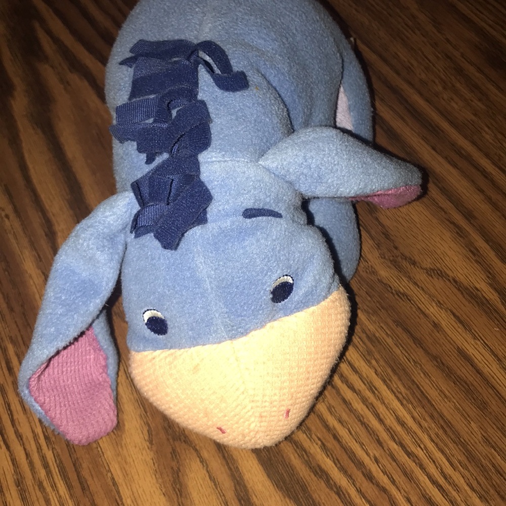 2001 Baby Eeyore 10” and First Years Eeyore 5” both rattle - Picture 2 of 9